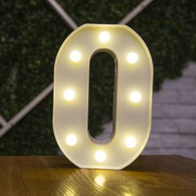 Alphabet Letter LED Lights Luminous Number Lamp Decor Battery Night Light for home Wedding Birthday Christmas party Decoration (type: 0)