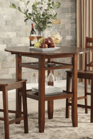 Tartys Cherry Finish Counter Height Table (Color: as Pic)